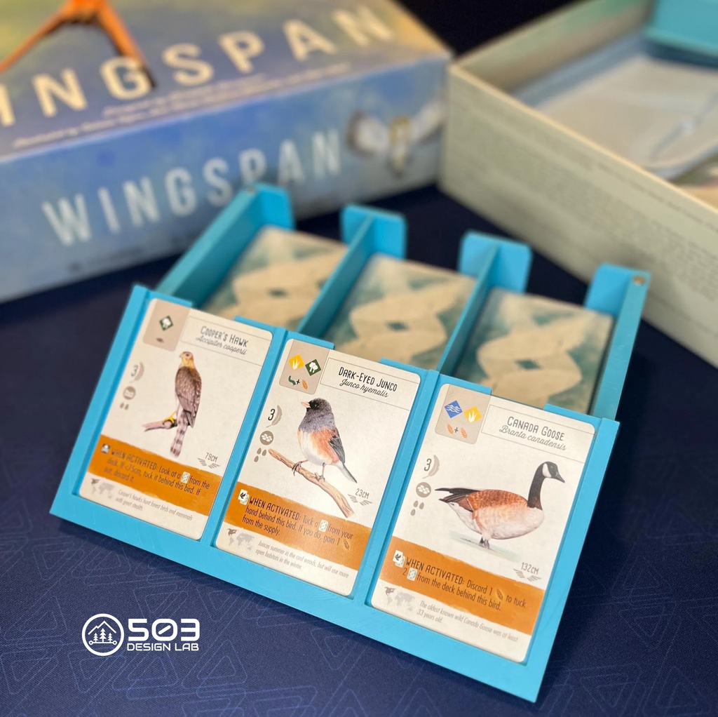 Wingspan Card Box with Magnetic Lid