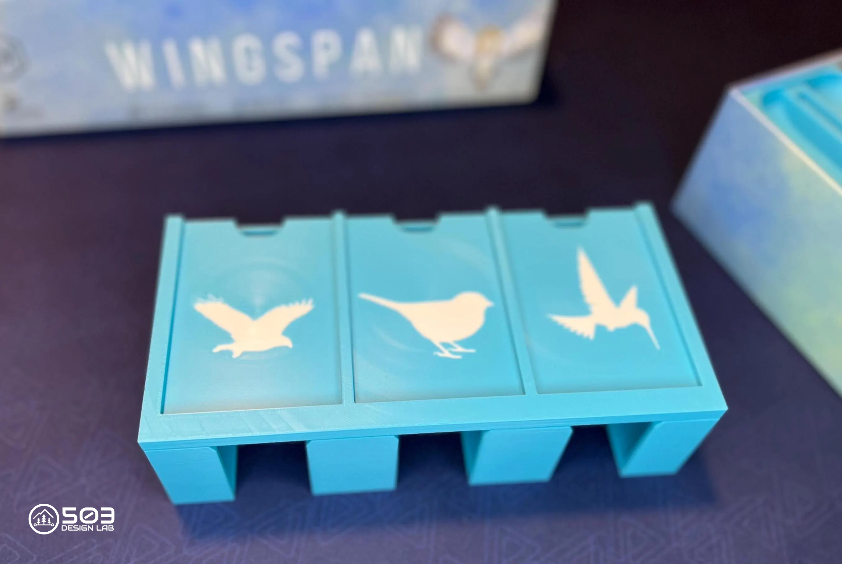Wingspan Card Box with Magnetic Lid