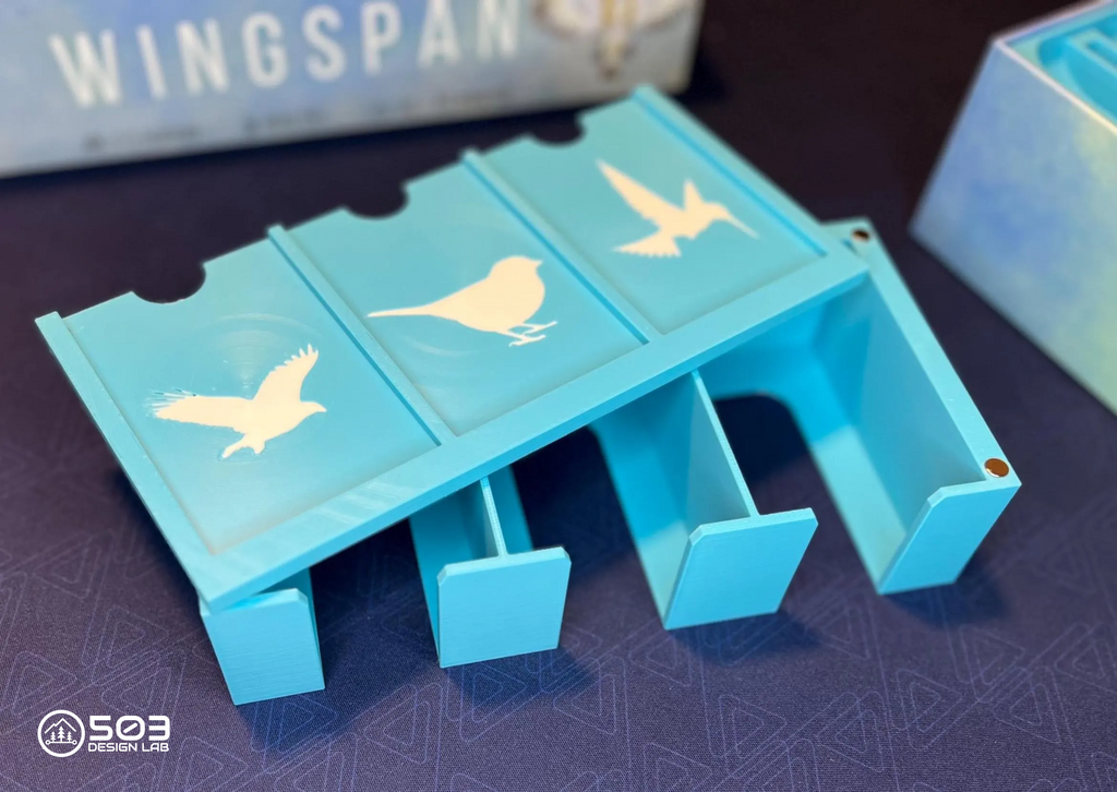 Wingspan Card Box with Magnetic Lid
