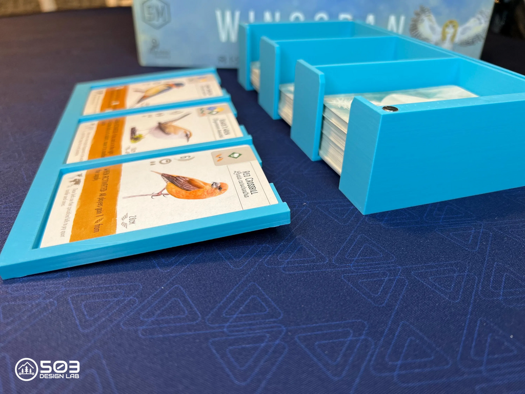 Wingspan Card Box with Magnetic Lid