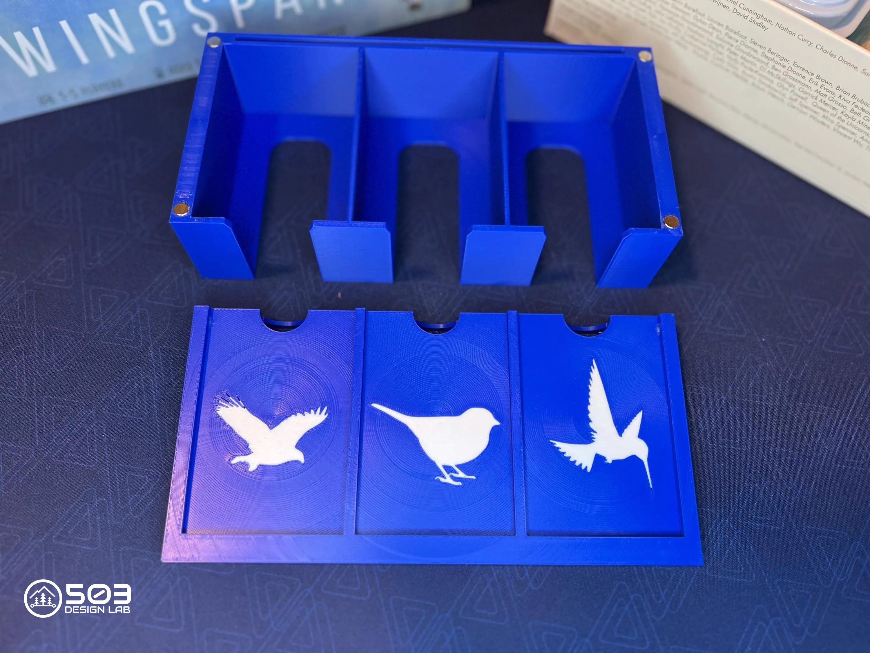 Wingspan Card Box with Magnetic Lid