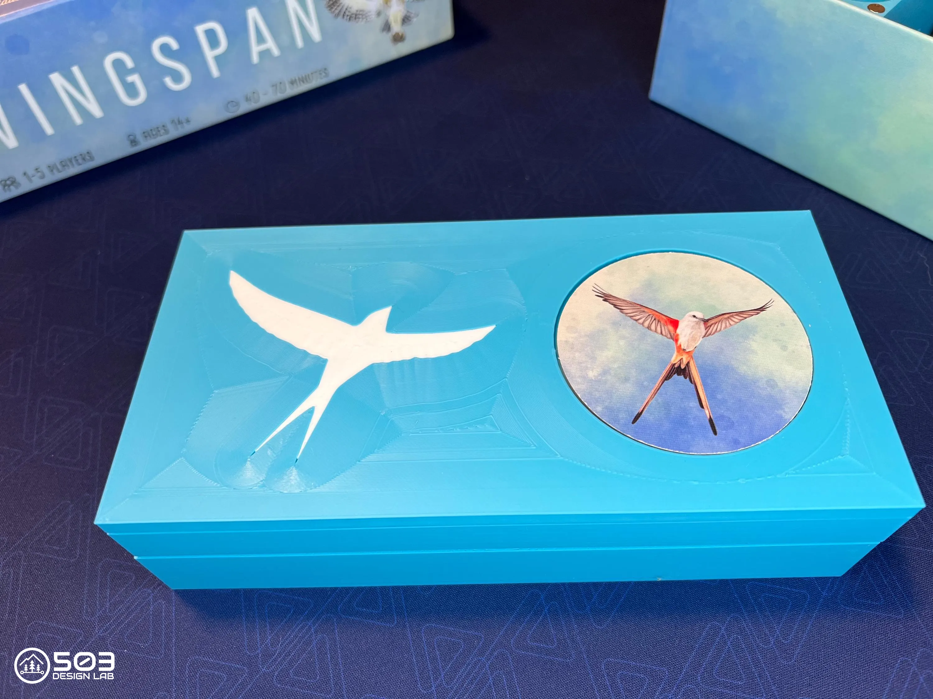 Wingspan Resource Tray Organizer and Storage Magnetic Lid