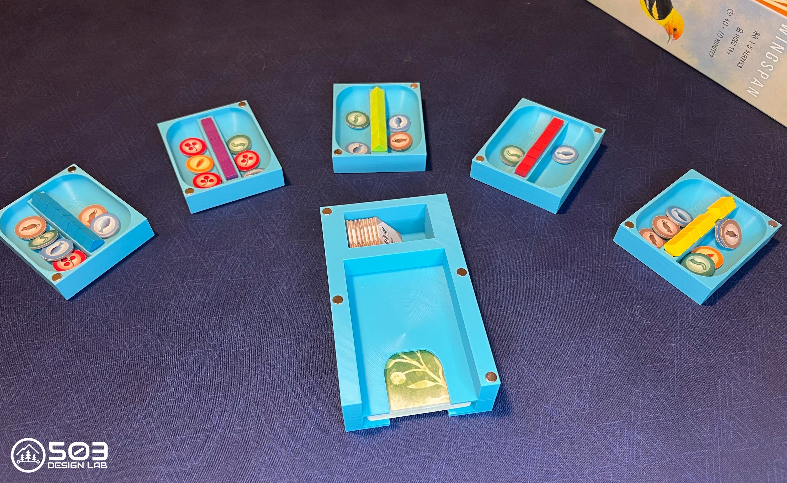 Wingspan Magnetic Player & Goal Boxes